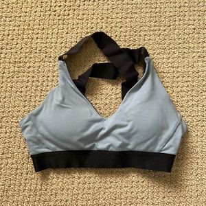Senita Flex Bra in Steel Blue and Black
